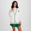 Cardigan Country Club, C Logo floreale ricamato