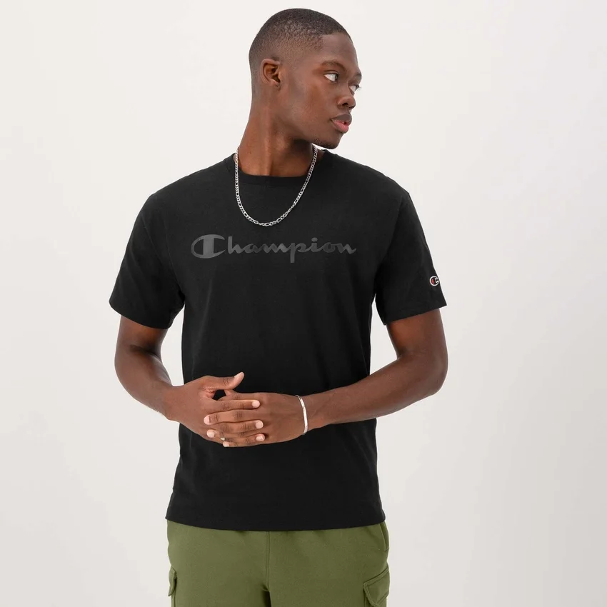 Classic Graphic T-shirt, Script Logo in tono su tono
