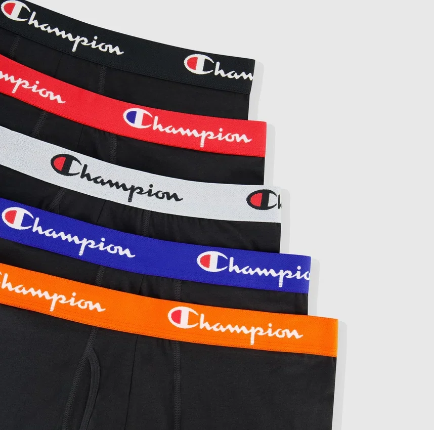 Confezione da 5 boxer in cotone elasticizzato