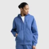 Felpa con cappuccio e zip in pile Powerblend, C Logo