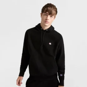 Felpa con cappuccio Reverse Weave Small C