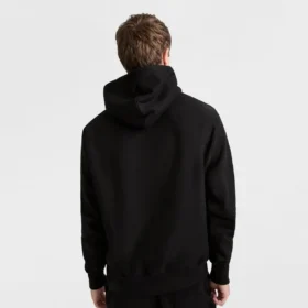 Felpa con cappuccio Reverse Weave Small C