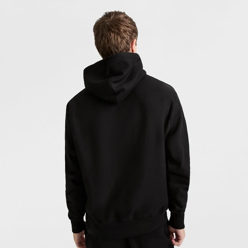 Felpa con cappuccio Reverse Weave Small C