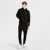 Felpa con cappuccio Reverse Weave Small C