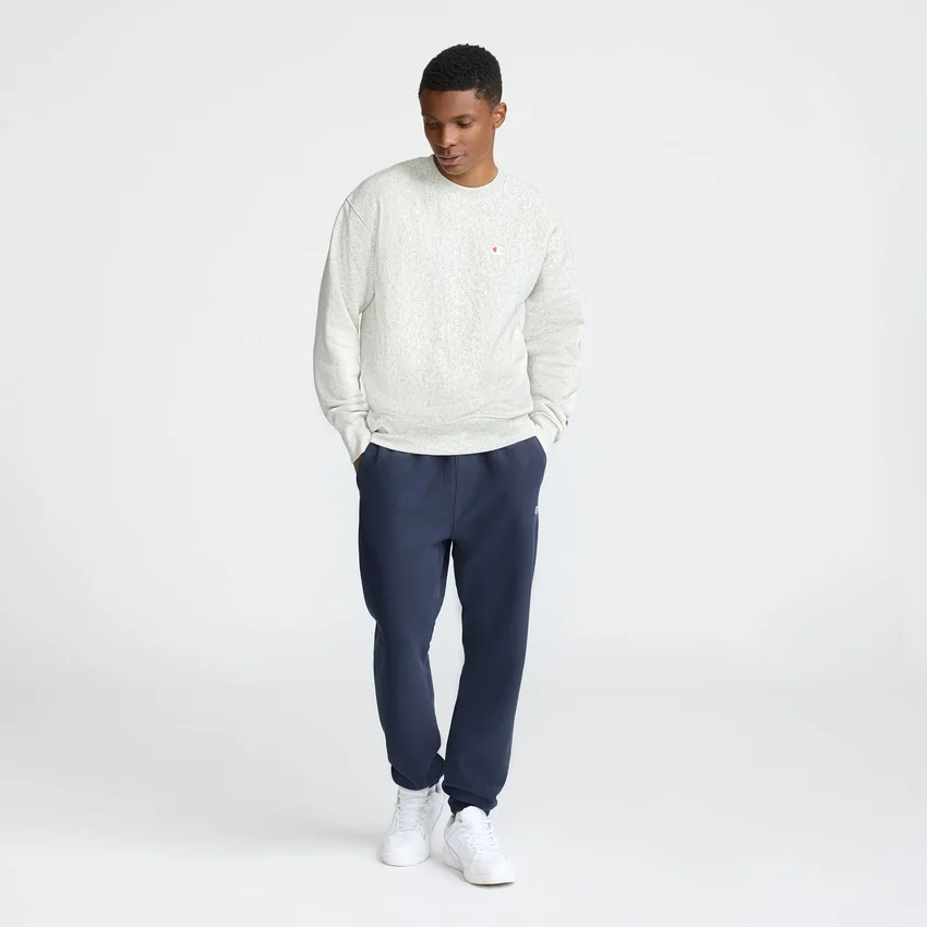 Felpa girocollo Reverse Weave, C Logo