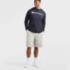 Lightweight Lounge Shorts da 9", C Logo applicato - Taglie grandi e alte