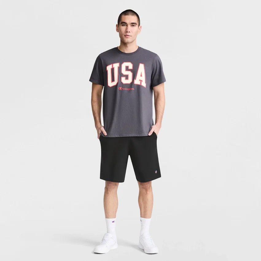 Lightweight Lounge Shorts da 9", con toppa con logo C