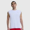 Maglietta Sport a girocollo con taglio muscoloso, Script Logo