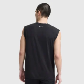 Maglietta Sport a girocollo con taglio muscoloso, Script Logo