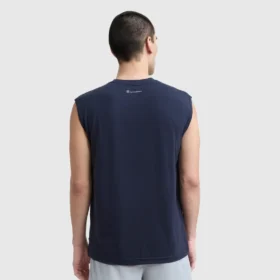 Maglietta Sport a girocollo con taglio muscoloso, Script Logo
