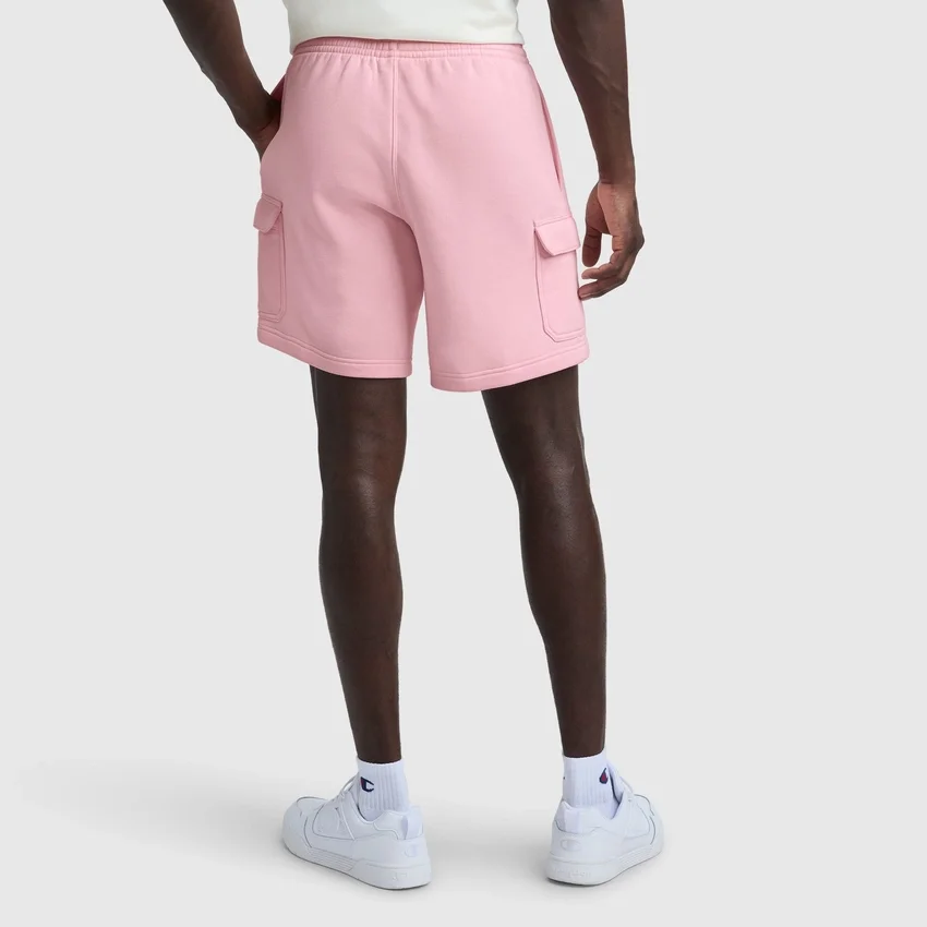 Pantaloncini cargo in pile da 8", C Logo