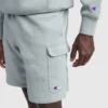 Pantaloncini cargo in pile da 8", C Logo