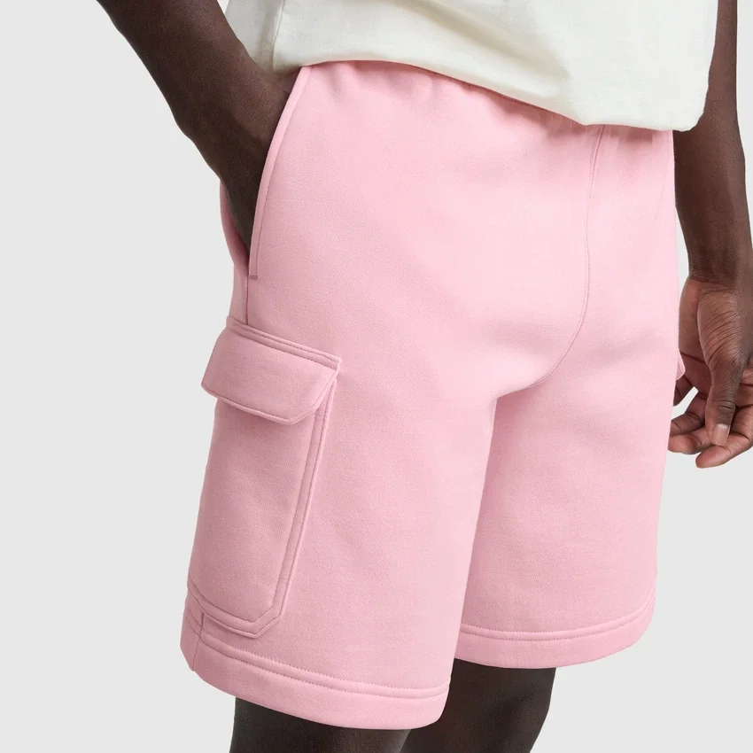 Pantaloncini cargo in pile da 8", C Logo