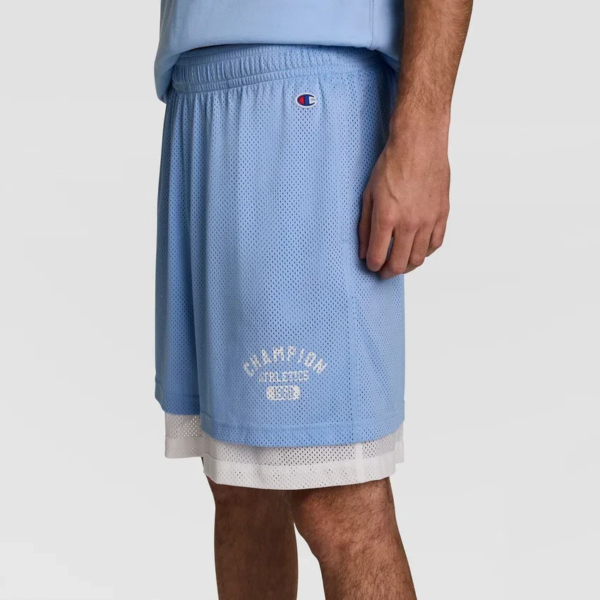 Pantaloncini Gridiron Double Layer da 9", C Logo