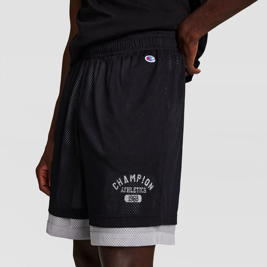 Pantaloncini Gridiron Double Layer da 9", C Logo