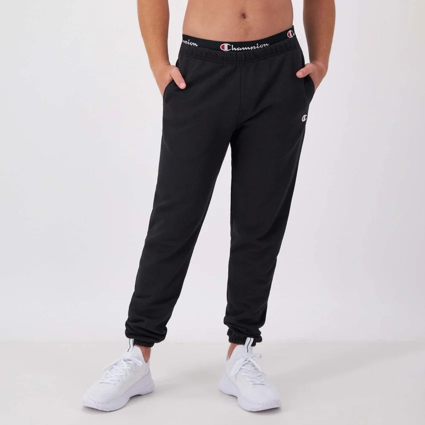 Pantaloni della tuta Reverse Weave con logo piccolo e vita stretta