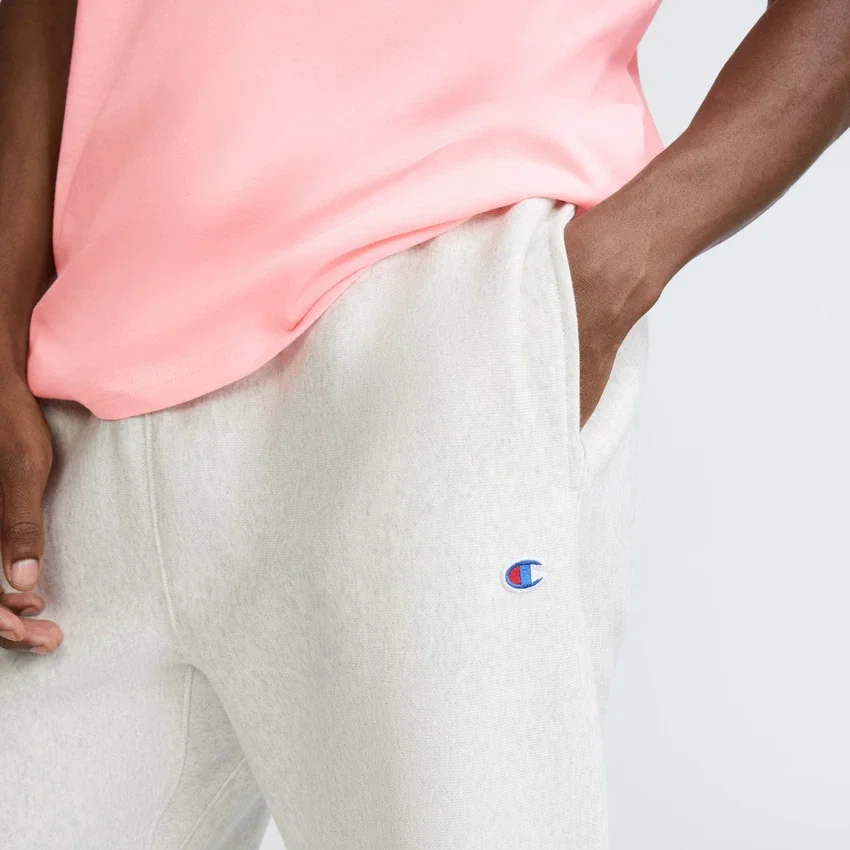 Pantaloni della tuta Reverse Weave con logo piccolo e vita stretta