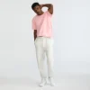 Pantaloni della tuta Reverse Weave con logo piccolo e vita stretta