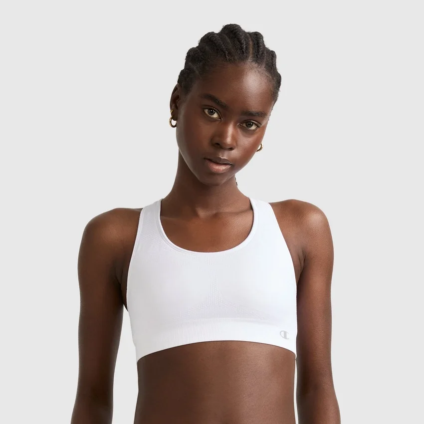 Reggiseno sportivo senza cuciture con dorso a vogatore