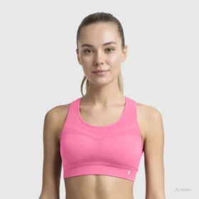 Reggiseno sportivo senza cuciture con dorso a vogatore