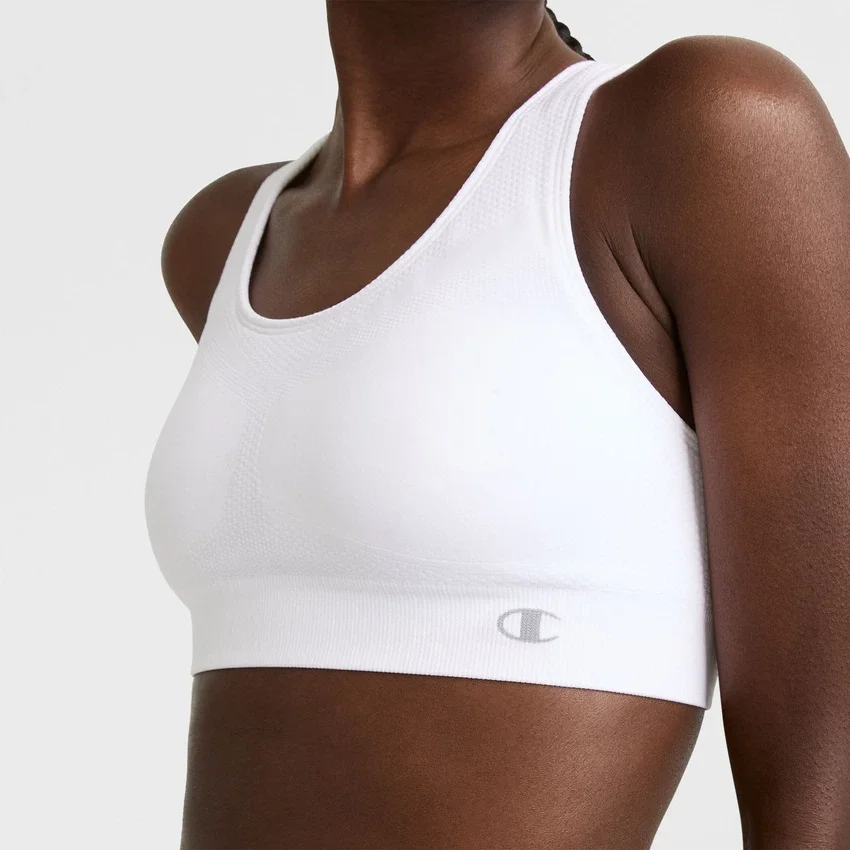 Reggiseno sportivo senza cuciture con dorso a vogatore