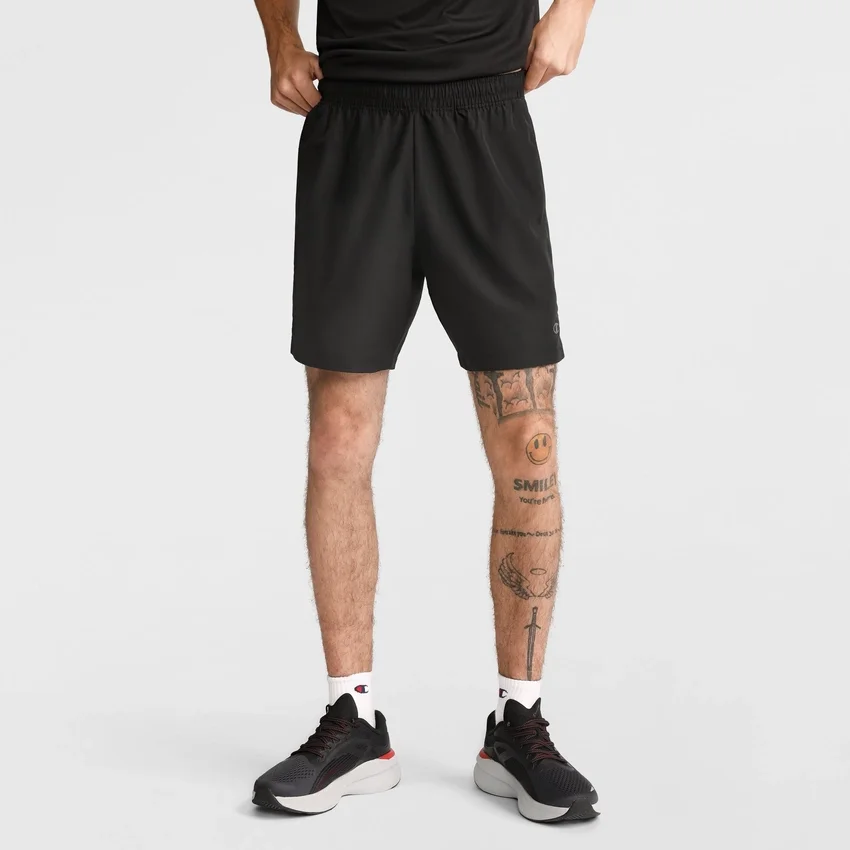 Shorts sportivi in tessuto da 7"