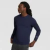 T-shirt classica a maniche lunghe, C Logo ricamato