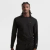 T-shirt classica a maniche lunghe, C Logo ricamato