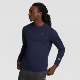 T-shirt classica a maniche lunghe, C Logo ricamato