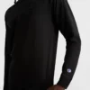 T-shirt classica a maniche lunghe, C Logo ricamato