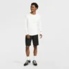 T-shirt classica a maniche lunghe, C Logo ricamato