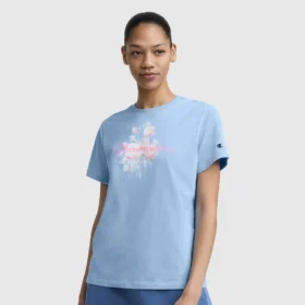 T-shirt con grafica Blurred Roses, C Logo