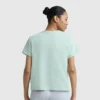 T-shirt con grafica “C” in rete floreale, C Logo