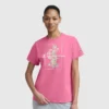 T-shirt con grafica “Painted Bouquet”, C Logo