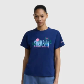 T-shirt con stampa Summer League, C Logo