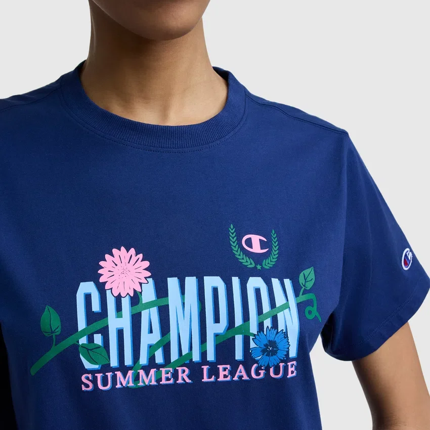 T-shirt con stampa Summer League, C Logo