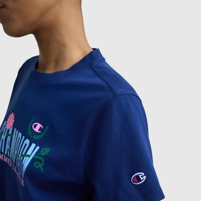 T-shirt con stampa Summer League, C Logo