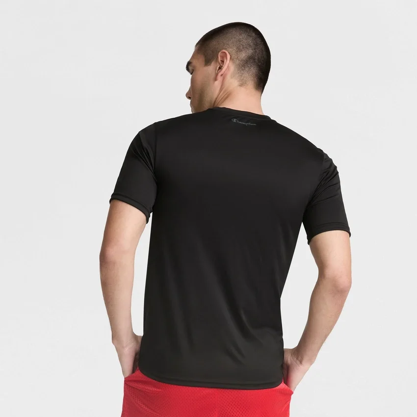 T-shirt sportiva, C Logo riflettente