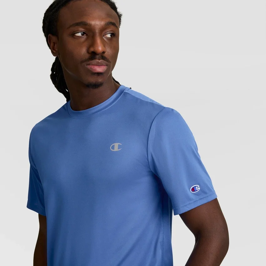 T-shirt sportiva, C Logo riflettente