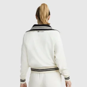 Top Pitcher con collo alto e zip integrale, C Logo