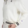 Top Pitcher con collo alto e zip integrale, C Logo