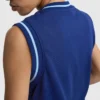 Top senza maniche Country Club, Script Logo ricamato