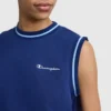 Top senza maniche Country Club, Script Logo ricamato